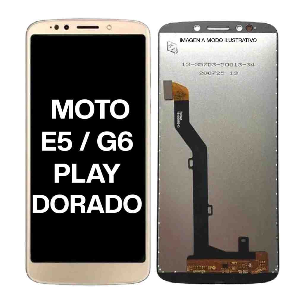 MODULO MOTOROLA MOTO E5/ G6 PLAY DORADO SIN MARCO